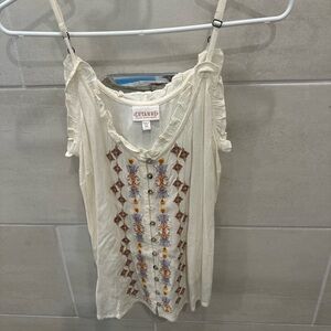 Shyanne Ivory Embroidered Blouse